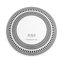 30cm Turntable Strobe Disc Stroboscope Mat Rotational Speed Detection Turntables Calibration Disc for Record Player