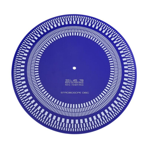 30cm Turntable Strobe Disc Mat Stroboscope Mat Rotational Speed Detection Turntables Calibration Disc for Record Player