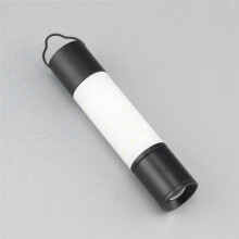 Outdoor Camping LED Telescopic Flashlight with Tripod Nuts Multifunctional Rechargeable Retractable Light Table Lamp,B