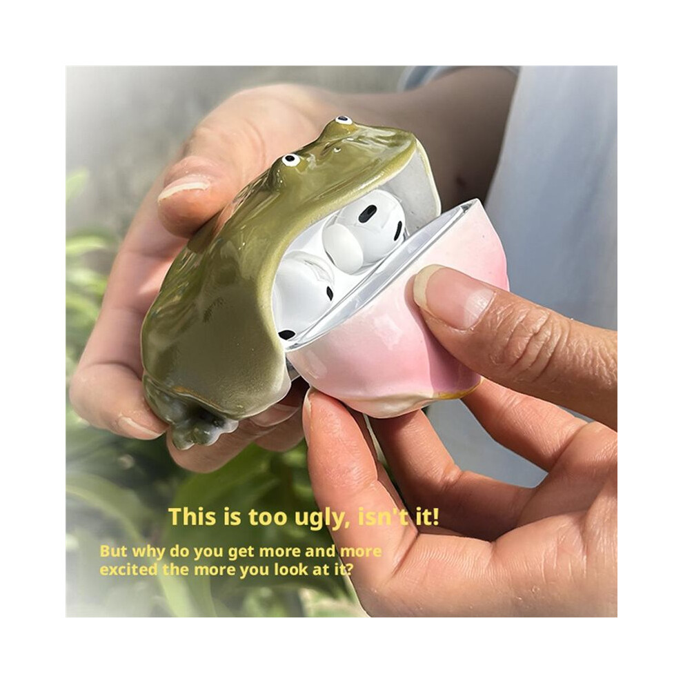 Ugly Frog Handmade Earphone Case For Airpod 4 Cute Funny Protective Cover Gift For Friends 6031904010226
