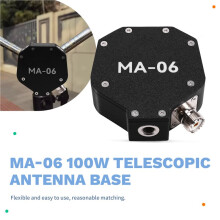 MA-06 100W Positive V + Horizontal Shortwave Telescopic Antenna Base Built-in 1:1 Balun
