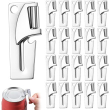 Lot de 20 Ouvre-Boîtes P-38, Ouvre-Boîtes Manuels en Acier Inoxydable pour le Camping, la Cuisine et les Voyages