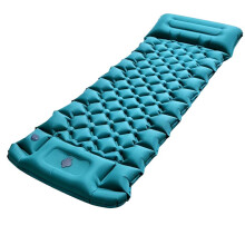 Colchoneta de Camping Gruesa, Compacta y Ergonómica con Almohada para Camping, Mochileros, Senderismo, Viajes y Tiendas de Campaña e