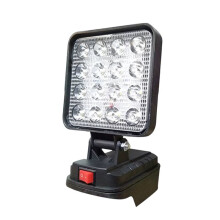 Faretti da Lavoro A 18 LED, Luce di Emergenza Portatile per Attrezzi da Lavoro, Pesca, Esterni, per Batteria al Litio per