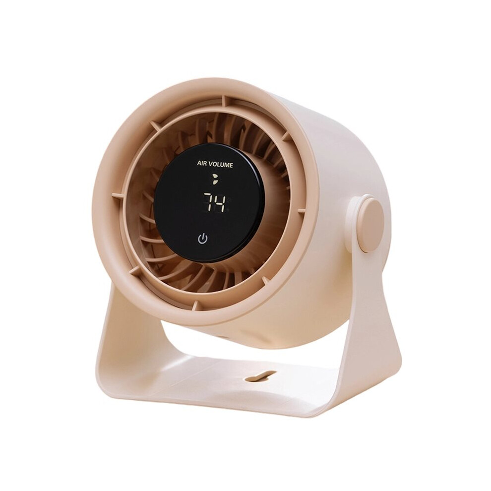 Small Desk Fan, Desktop Air Circulator, Rechargeable Battery,Portable For Bedroom, Office, Kitchen 4712469502754