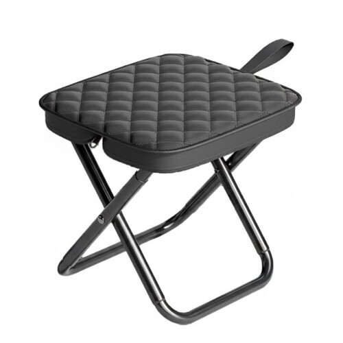 Foldable Backpack Stool Portable Pocket Chair Thickened Folding Camp Stool for Adults Hiking Purse Stools