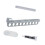 Space Saving Extending Clothes Rail Crafted From-Light Grey 1