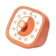 Hochpräziser Drehknopf-Timer zum Backen, Lernen und-orange1