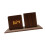 Modern LED Alarm Clock With Writing Instrument-Brown 1