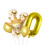Επαναχρησιμοποιούμενα μπαλόνια Golden Crown, κομψές διακοσμήσεις πάρτι, υλικά υψηλής 1