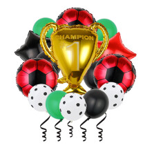 Paille de gonflage incluse pour ballons réutilisables, décorations de fête sur le thème du football de haute qualité, améliore l'ambiance pour