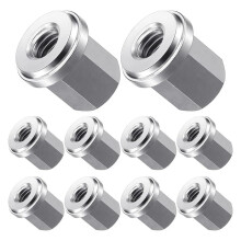 10 Ăcrous de Goujon de Batterie 3/8 Pouce en Acier Inoxydable pour Goujon Standard 3/8 Pouce