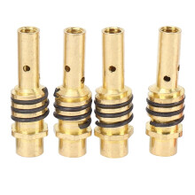 55Pcs Mig Welding Nozzle Torch Nozzles Gold Tip Holder Contact Tips 0.040 Inch Gas Diffuser Set for Torches