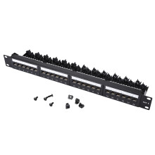 24 Port Mountable CAT6 Patch Panel Gold
