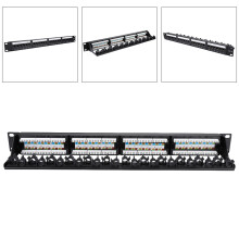 CAT6 Gold Plated 24 Port Patch Panel