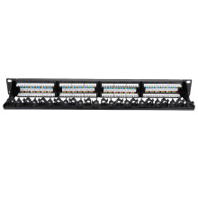 Gold Plated Mountable 24 Port CAT6 Panel