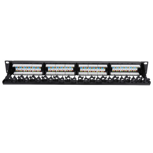 Gold Plated Mountable 24 Port CAT6 Panel