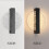 Goeco Modern LED Wall Light 12W 3 Colour Temperatures Indoor Wall Light 6