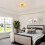 Goeco Ceiling Light for Hallway E27 Flower Shape Ceiling Light Crystal Glass 4