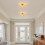 Goeco Ceiling Light for Hallway E27 Flower Shape Ceiling Light Crystal Glass 5