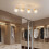 Goeco White Ceiling Light with 4 Adjustable Spotlights E27 Ceiling Spotlight 5