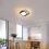 Goeco LED Ceiling Lights, 2 Squares Flush Mount Ceiling Lighting, 32W, 3000K 5