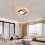 Goeco LED Ceiling Lights, 2 Squares Flush Mount Ceiling Lighting, 32W, 3000K 6