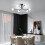 Goeco Vintage Ceiling Light, Modern Pendant Light, Height-Adjustable 4