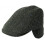 (Pattern 3002 - Black, S) Failsworth Oban Tweed Wool Flat Cap 1