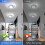 Goeco LED Ceiling Light, White Round Modern Ceiling Light, 32 W, 6500 K 5