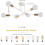 Goeco Industrial Ceiling Light Vintage Metal Pendant Light E27 Ceiling Light 2