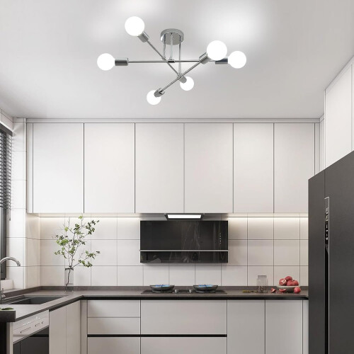 Goeco Industrial Ceiling Light Vintage Metal Pendant Light E27 Ceiling Light 1