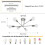 Goeco Industrial Ceiling Light Vintage Metal Pendant Light E27 Ceiling Light 5