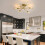 Goeco Industrial Ceiling Light Vintage Metal Pendant Light E27 Ceiling Light 3
