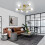 Goeco Industrial Ceiling Light Vintage Metal Pendant Light E27 Ceiling Light 4
