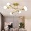 Goeco Industrial Ceiling Light Vintage Metal Pendant Light E27 Ceiling Light 7