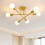 Goeco Industrial Ceiling Light Vintage Metal Pendant Light E27 Ceiling Light 8