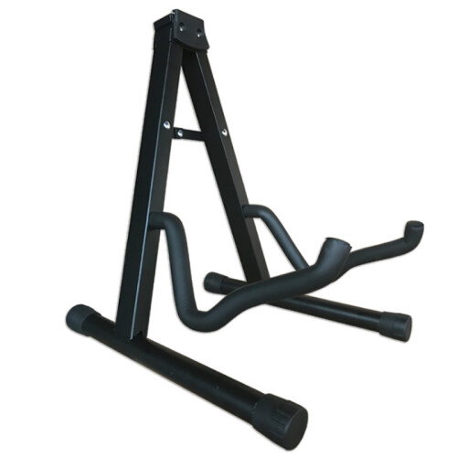 Vertical Electric Acoustic Guitar Stand Universal Free Standing Frame Foldable 2
