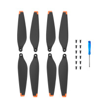 (Silver) 4 Pair Low-Noise Propellers for DJI Mini 3 Drone - RC Accessories
