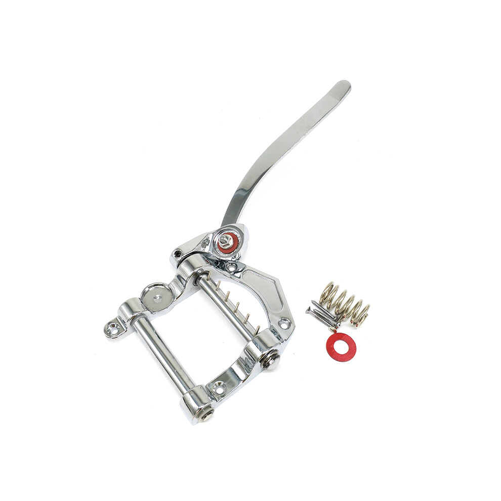 Black (Black) 1 Set Vibrato Tailpiece Electric Guitar Tremolo Bridge Chrome Guitar Bigsby Guitar Accessories For Tele Sg Lp Etc