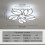 Goeco Modern LED Ceiling Light, Dimmable, Creative Flower Design Chandelier 6