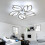 Goeco Creative LED Petal Design Ceiling Light 65W Modern Ceiling Light 6500K 2