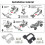 (Black) Steering Servo Front Installation Positioning/Front Bumper Mount For Redcat Gen8 11