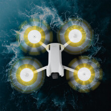 (White Red) 4 Pair Low-Noise Propellers for DJI Mini 3 Drone - RC Accessories