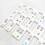 (Black-White) 88 Keys Removable Silicone Piano Keyboard Stickers Learning Note Labels 8