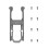 Shelves Detachable Self-Replaceable Protector Upper Frame for DJI Avata 2