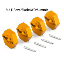 (Gold) Pivot Balls & Pivot Ball #7154 for Traxxas 1/16 E-Revo, Slash 4WD, Summit VXL