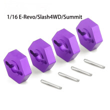 (Purple) Pivot Balls & Pivot Ball #7154 for Traxxas 1/16 E-Revo, Slash 4WD, Summit VXL