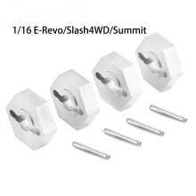 (silver) Pivot Balls & Pivot Ball #7154 for Traxxas 1/16 E-Revo, Slash 4WD, Summit VXL