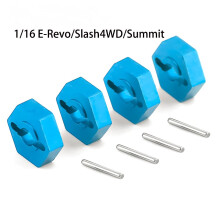(Blue) Pivot Balls & Pivot Ball #7154 for Traxxas 1/16 E-Revo, Slash 4WD, Summit VXL